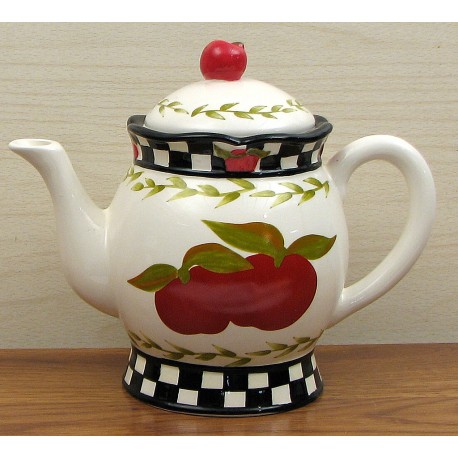 Ceramic Apple Teapot
