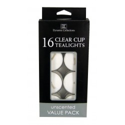 White Clear Cup Tealights
