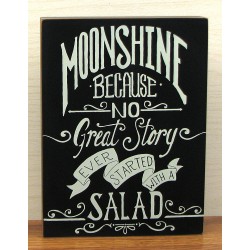 Wood Moonshine Sign