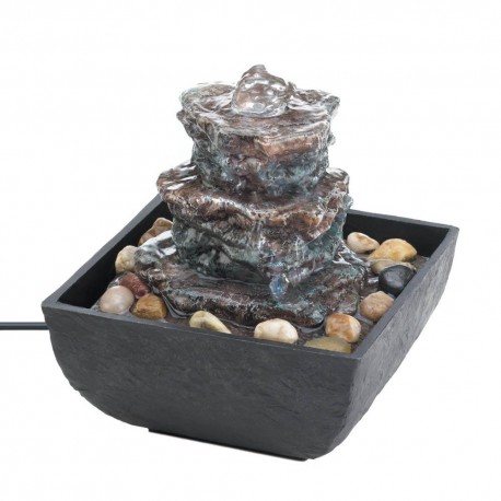 Rock Tower Tabletop Fountain