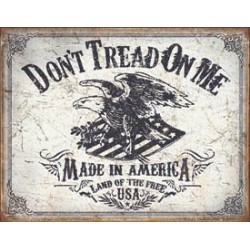 Tin Sign - DTOM - Land Of The Free