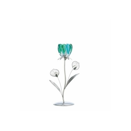 Peacock Bloom Candleholder