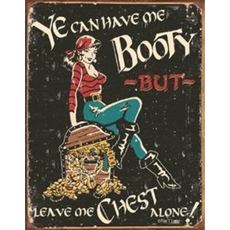 Tin Sign Moore - Me Booty