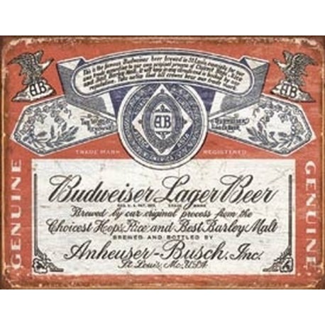 Budweiser Historic Label