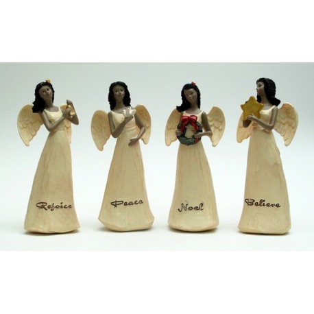 Ebony Angels Set of Four