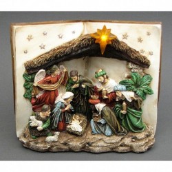 Nativity Scene Book LED