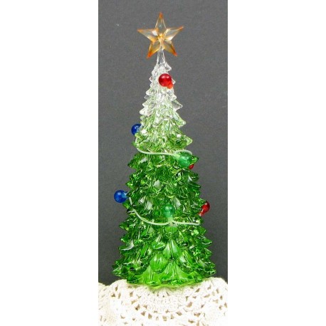 Acrylic Christmas Tree w/Led