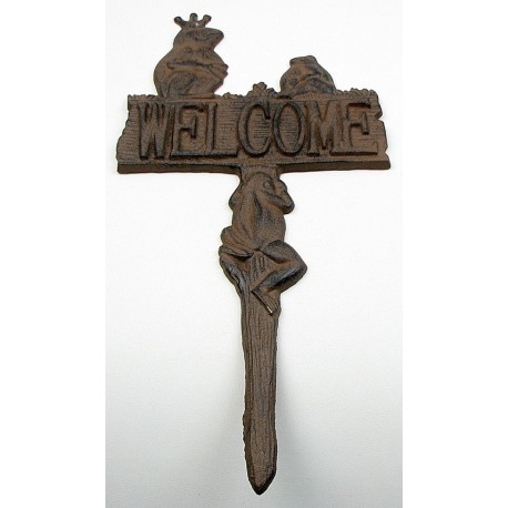 Frog Welcome Stake