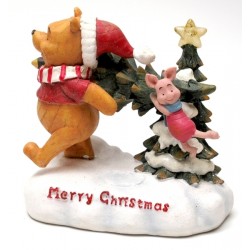 Disney Lighted Pooh & Piglet with Tree