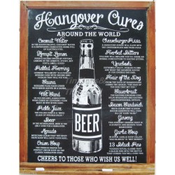 Tin Sign Hangover Cures
